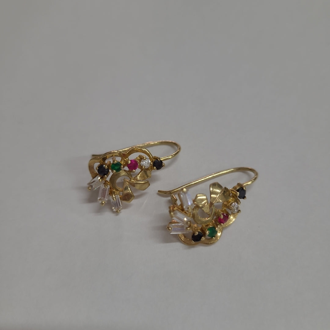 ARETES PAR ORO 14 K 3,20 GRMS (SEMINUEVO)