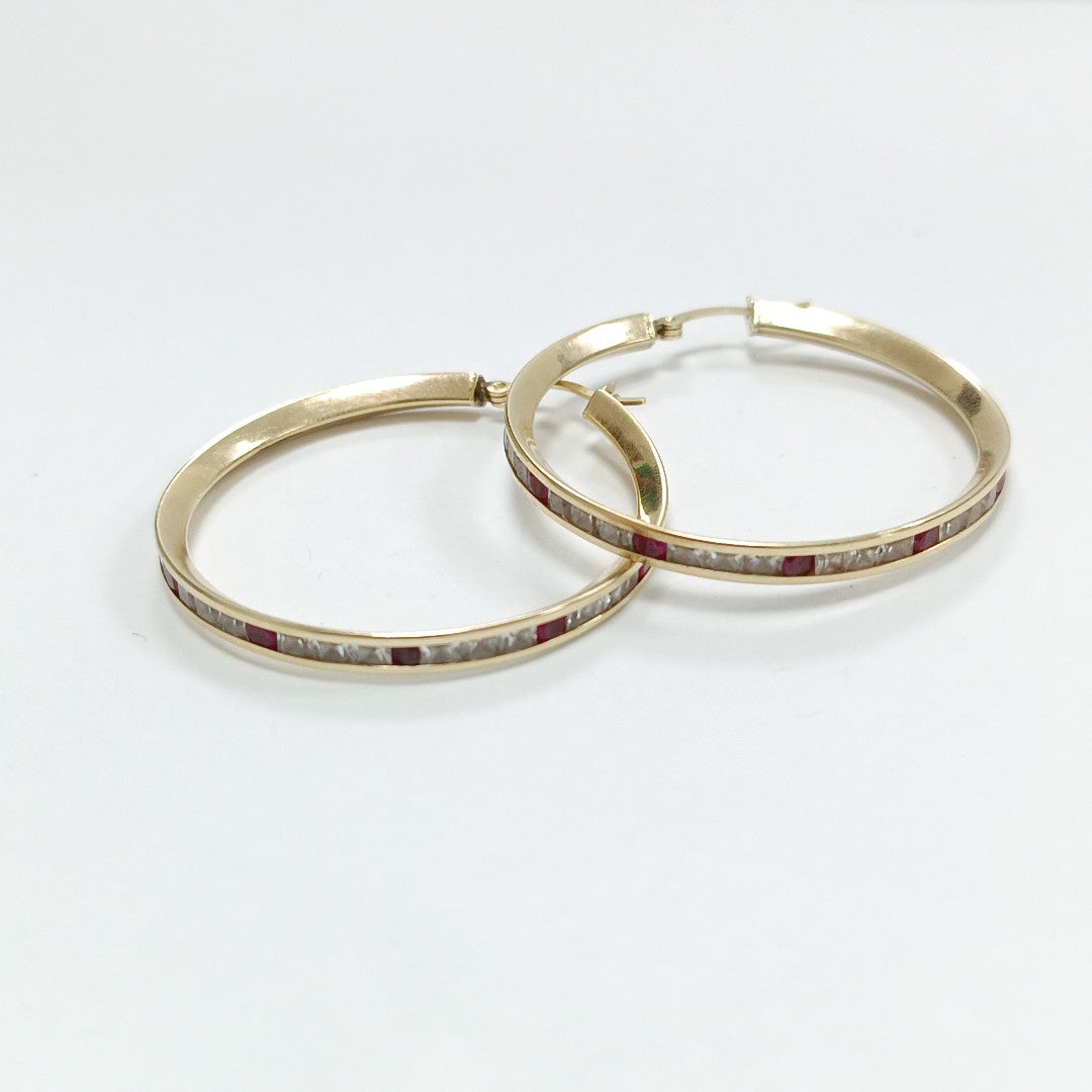 ARRACADAS PAR ORO 14 K 6 GRMS (SEMINUEVO)