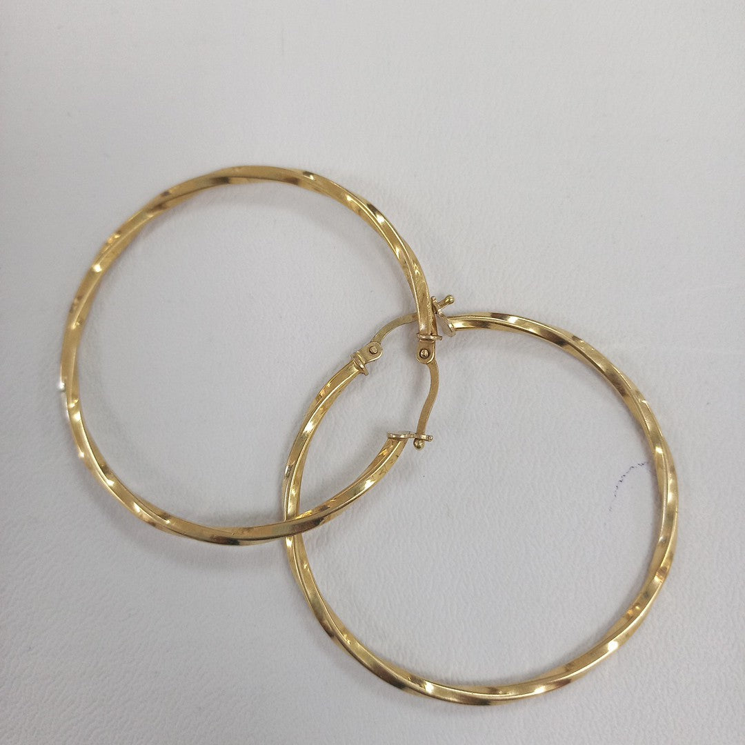 ARRACADAS PAR ORO 14 K 3.5 GRMS (SEMINUEVO)