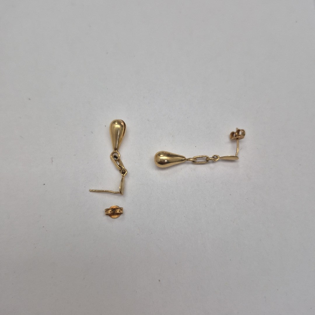 ARETES PAR ORO 14 K 2,30 GRMS (SEMINUEVO)