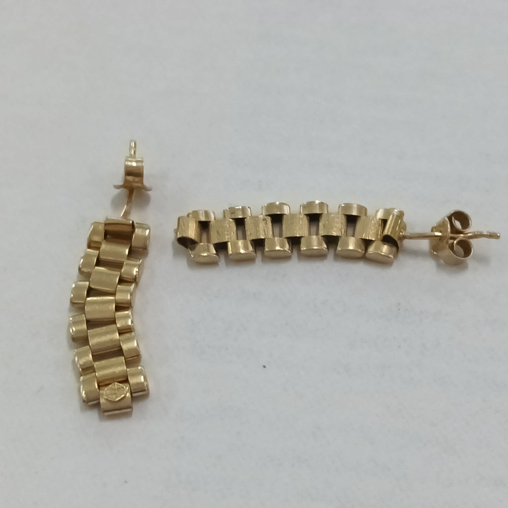 BROQUELES PAR ORO 14 K 2.5 GRMS (SEMINUEVO)