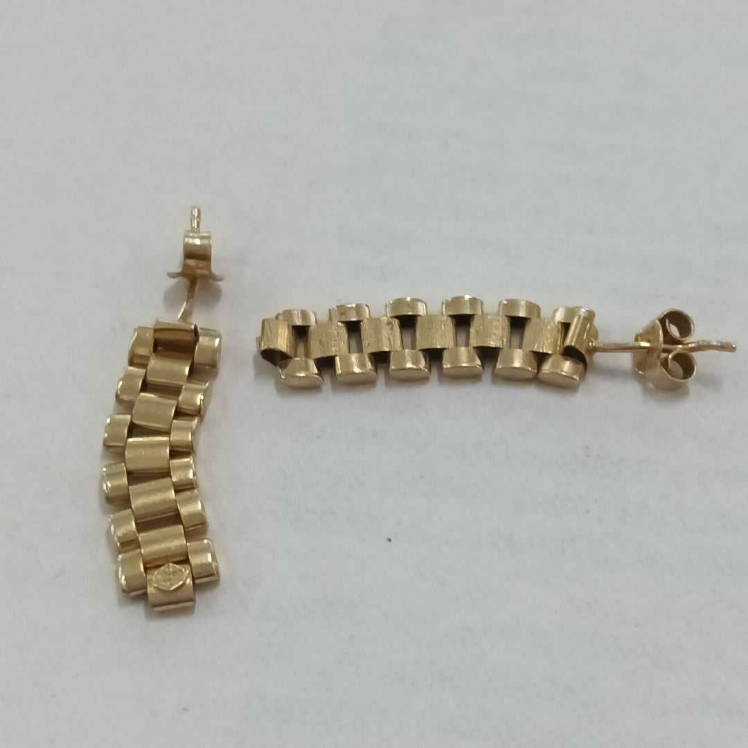 BROQUELES PAR ORO 14 K 2.5 GRMS (SEMINUEVO)