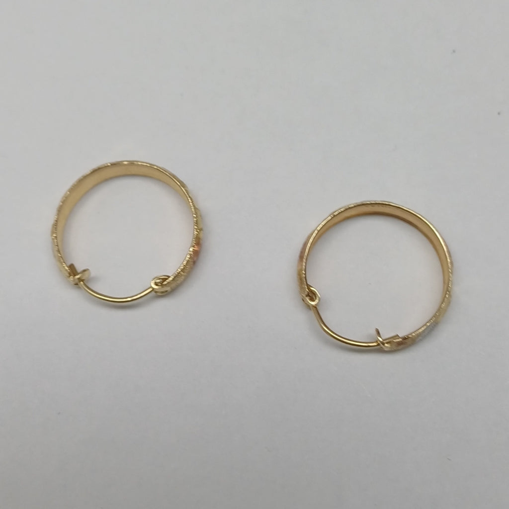 ARRACADAS PAR ORO 10 K 1.7 GRMS (SEMINUEVO)