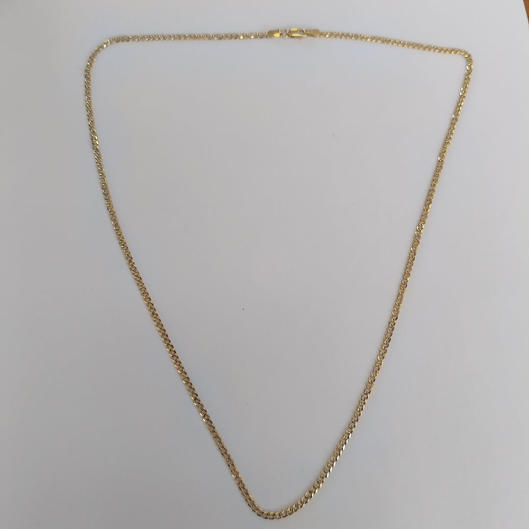 CADENA BARBADA 5.51G 50 CM 14K (NUEVO)