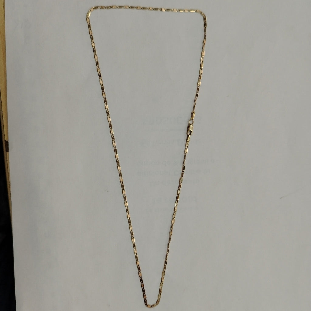 CADENA ORO, ORO COMBINADO 14 K 3 GRMS (SEMINUEVO)