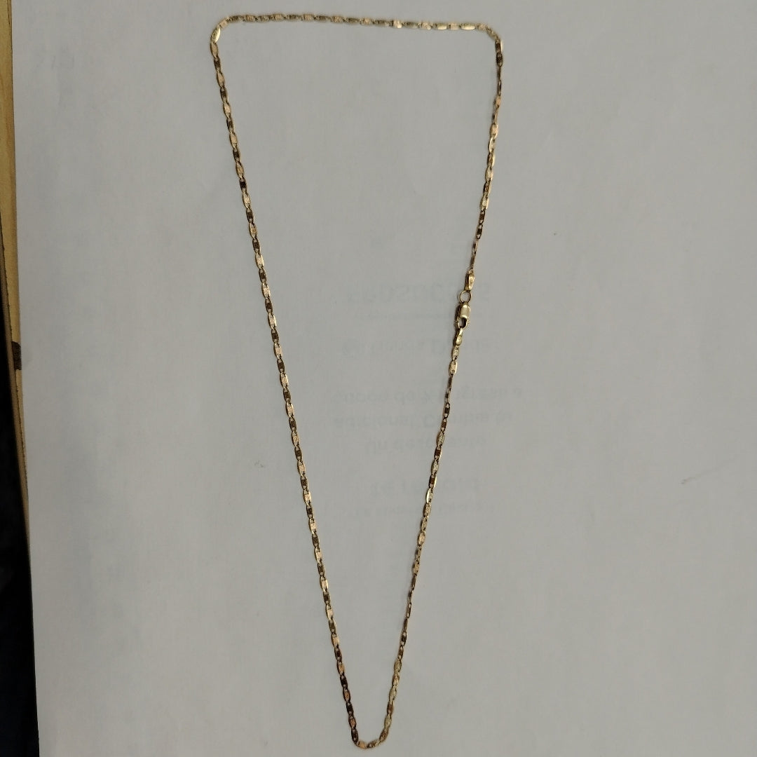CADENA ORO, ORO COMBINADO 14 K 3 GRMS (SEMINUEVO)