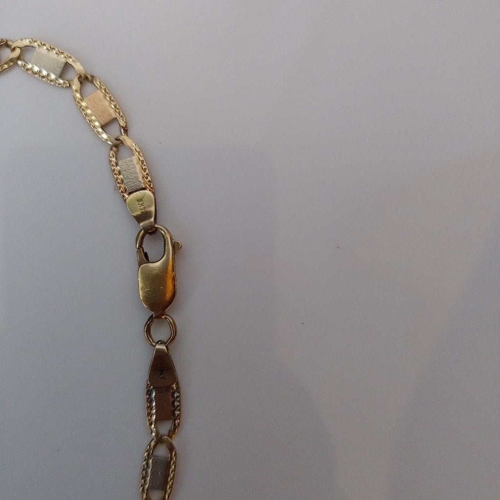 PULSERA ORO, ORO COMBINADO 14 K 8.7 GRMS (SEMINUEVO)