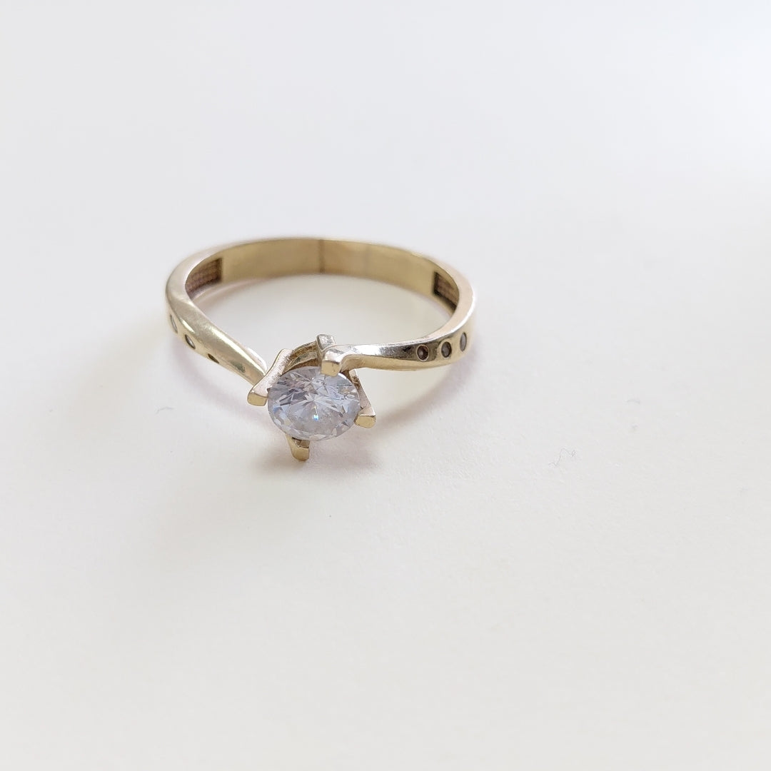 SOLITARIO ORO 14 K 3 GRMS (SEMINUEVO)