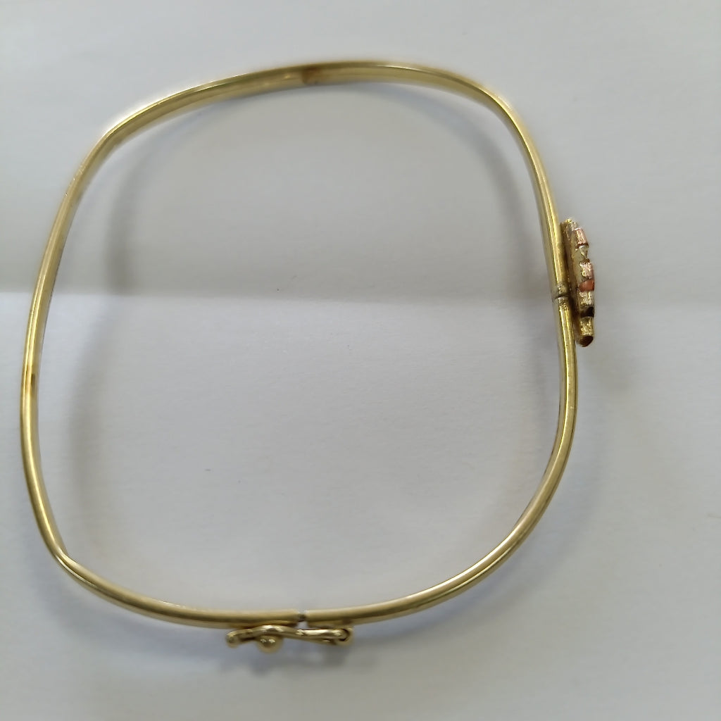 PULSERA RIGIDA ORO 14 K 4.9 GRMS (SEMINUEVO)