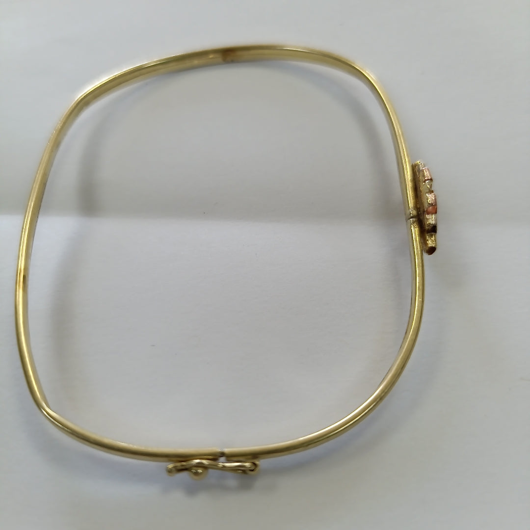 PULSERA RIGIDA ORO 14 K 4.9 GRMS (SEMINUEVO)