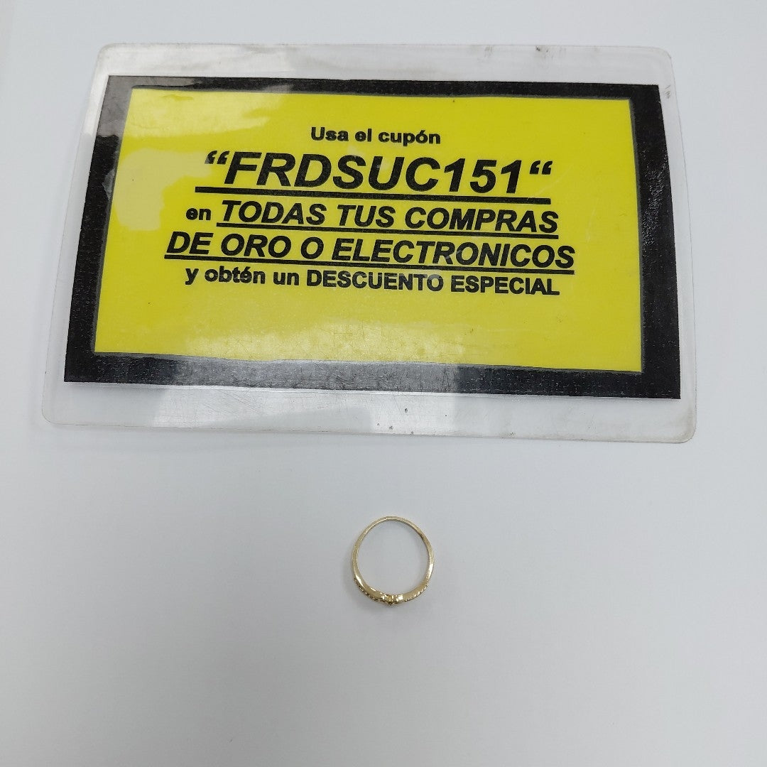 ANILLITO ORO 14 K 1.3 GRMS (SEMINUEVO)