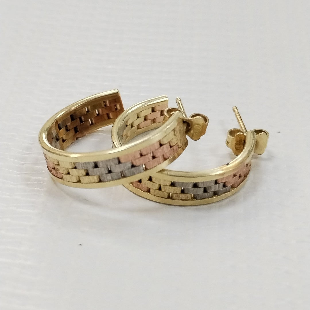 ARRACADAS PAR ORO 14 K 6,30 GRMS (SEMINUEVO)