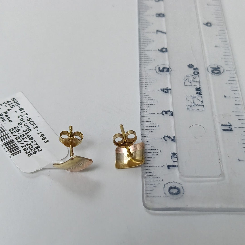 ARETES PAR ORO 14 K 1,30 GRMS (SEMINUEVO)