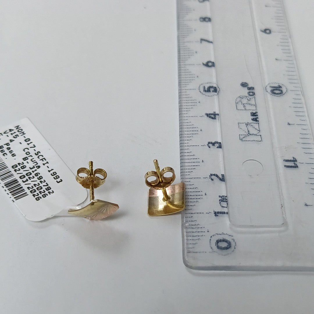 ARETES PAR ORO 14 K 1,30 GRMS (SEMINUEVO)