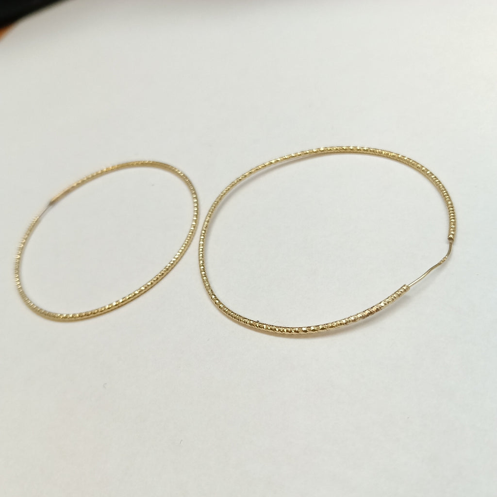 ARRACADAS PAR ORO 14 K 1.9 GRMS (SEMINUEVO)