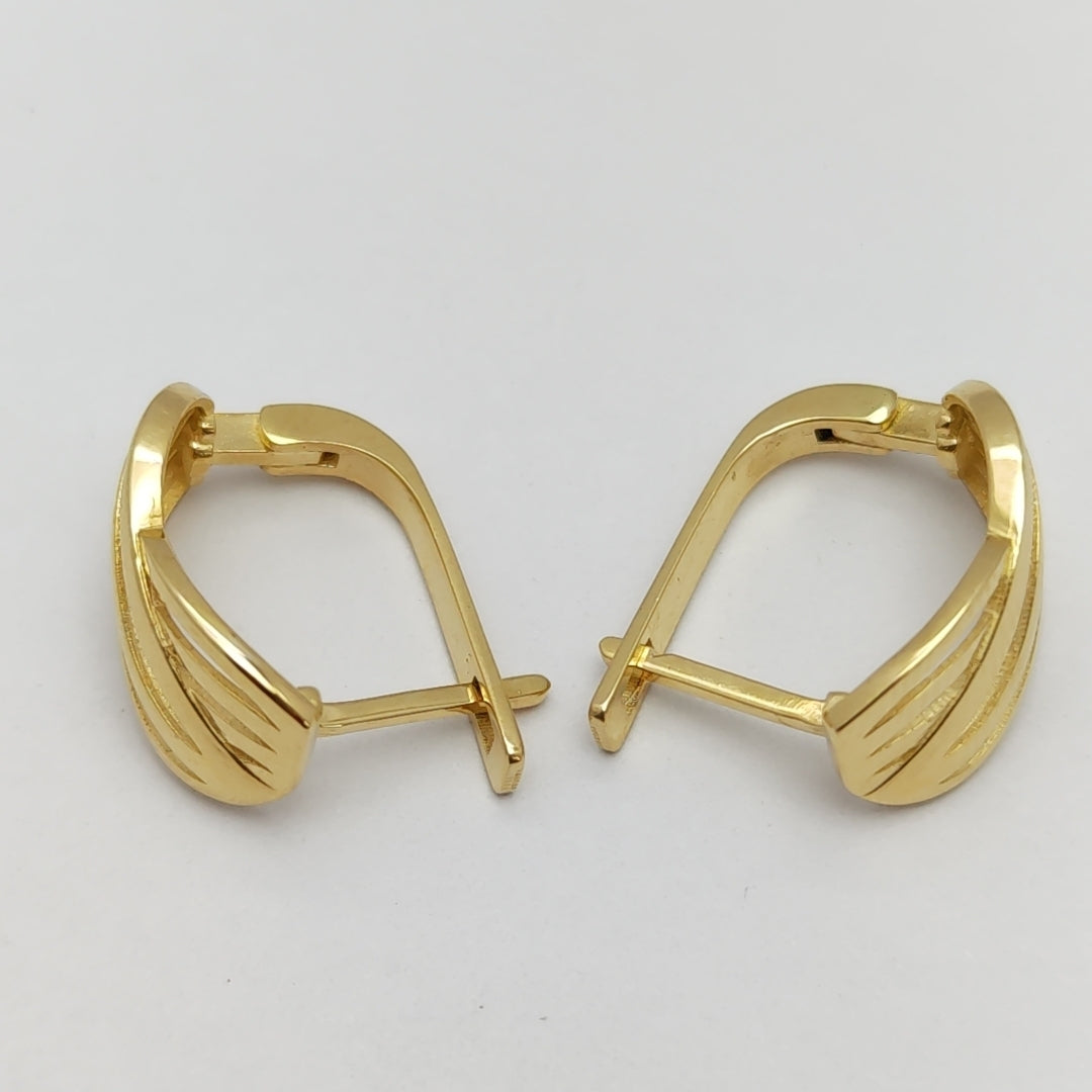 BROQUELES ORO 14K 3.8 (NUEVO)