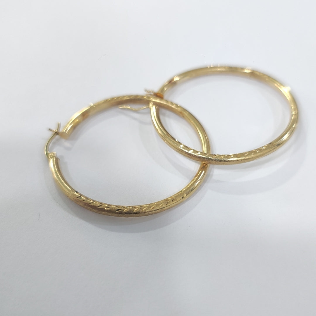 ARRACADAS PAR ORO 14 K 4,20 GRMS (SEMINUEVO)