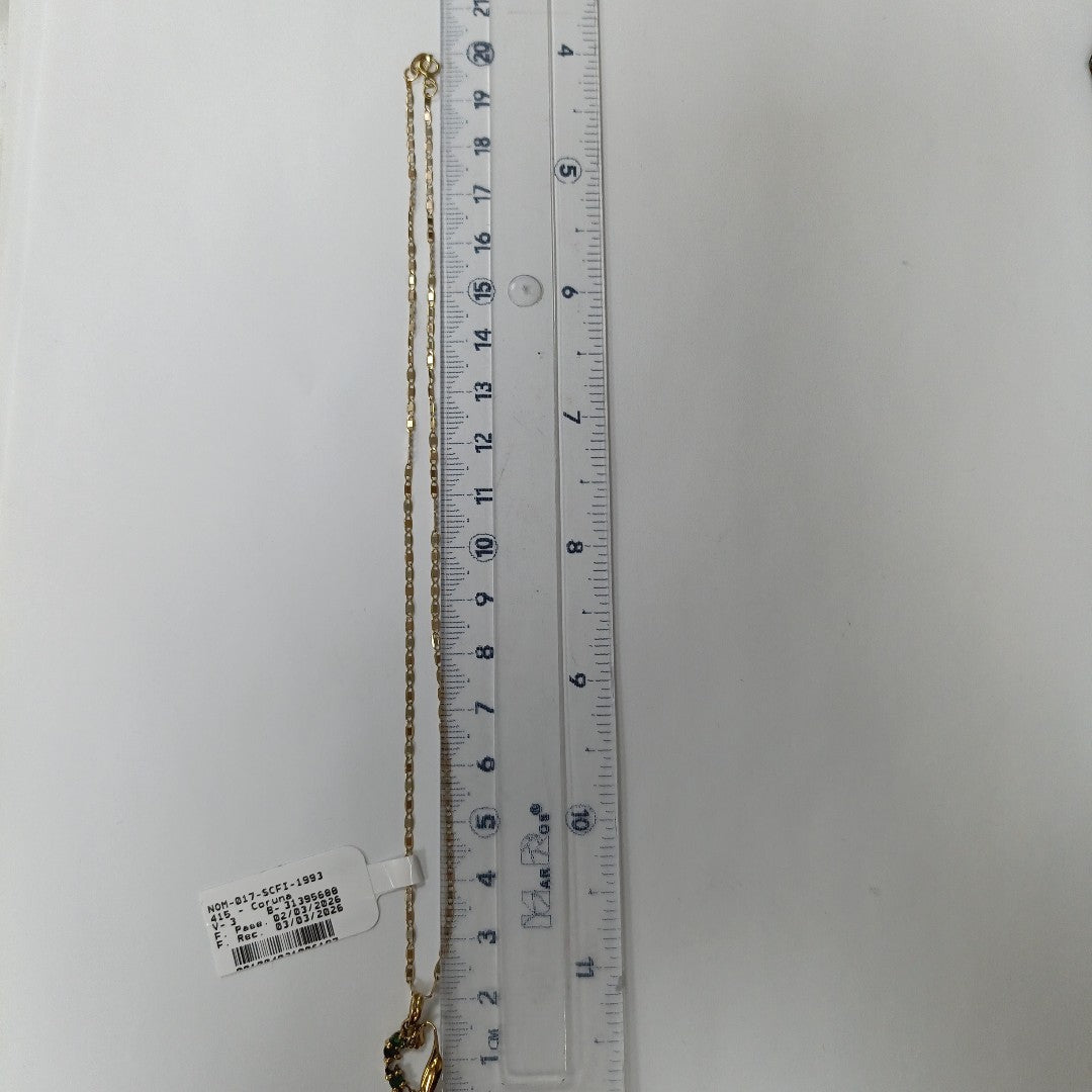 CADENA, DIJE ORO 10 K 1.8 GRMS (SEMINUEVO)