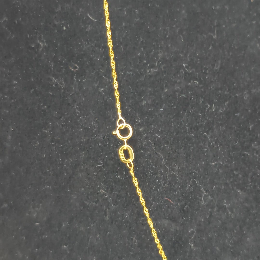 GARGANTILLA ORO 14 K 1,00 GRMS (SEMINUEVO)