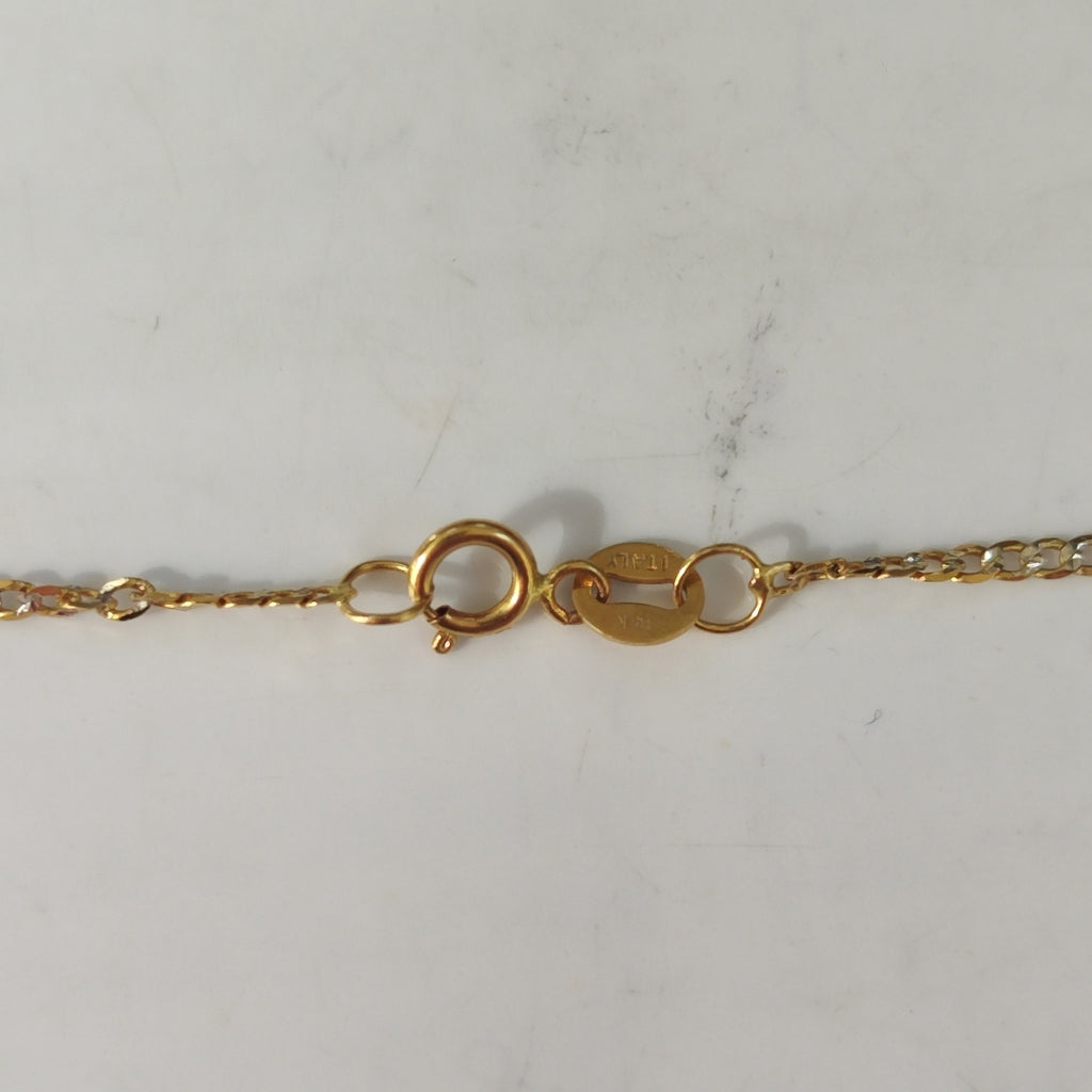 CADENAS BARBADA DIAMANTADA ORO 14K 1.8 (NUEVO)