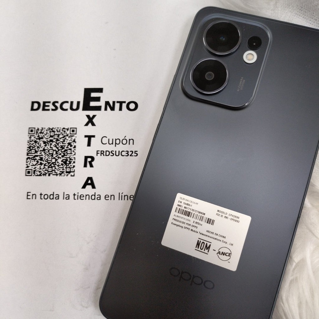 CELULAR OPPO  RENO 13F 5G CPH2699 (2025) 256 GB 12 GB RAM (SEMINUEVO)