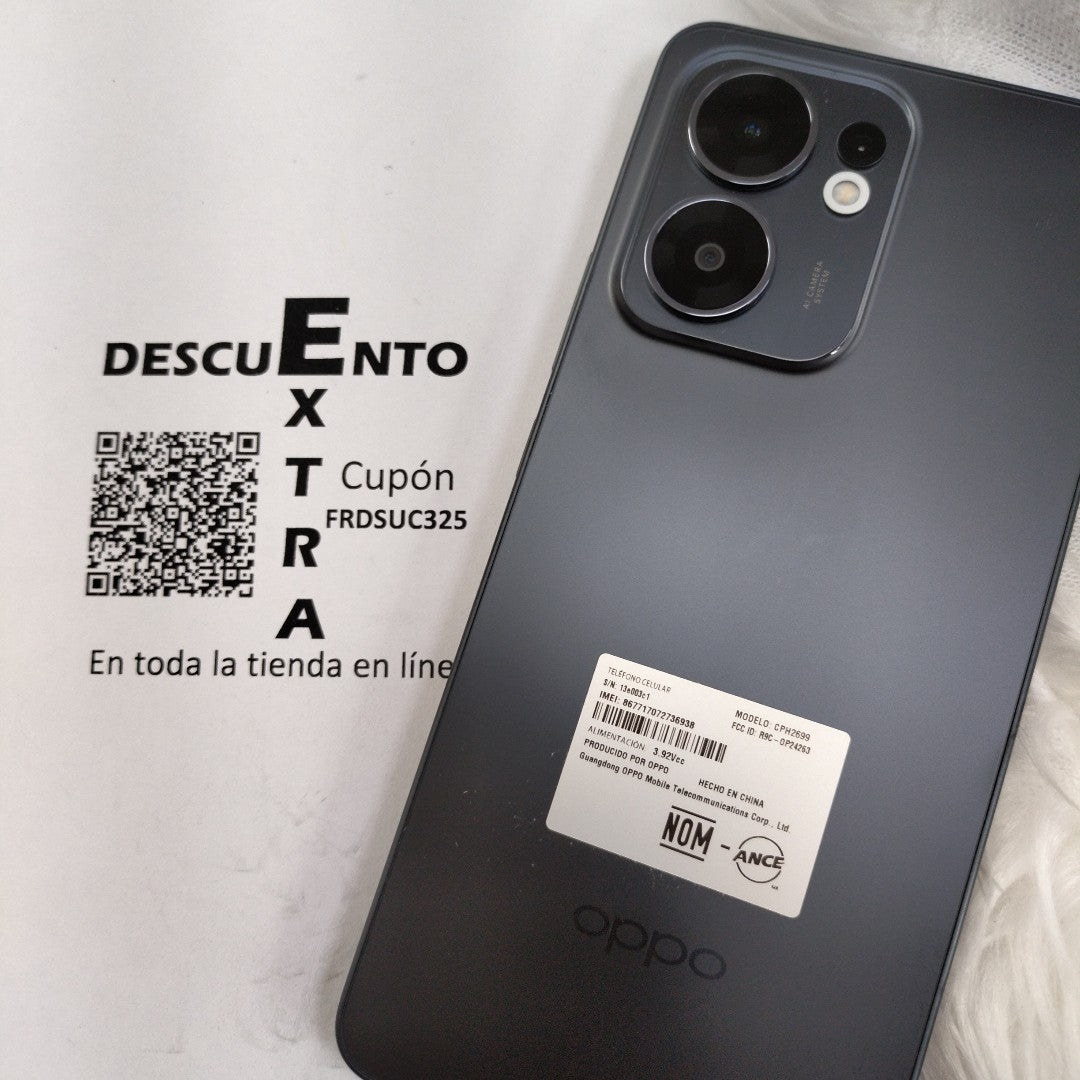 CELULAR OPPO  RENO 13F 5G CPH2699 (2025) 256 GB 12 GB RAM (SEMINUEVO)