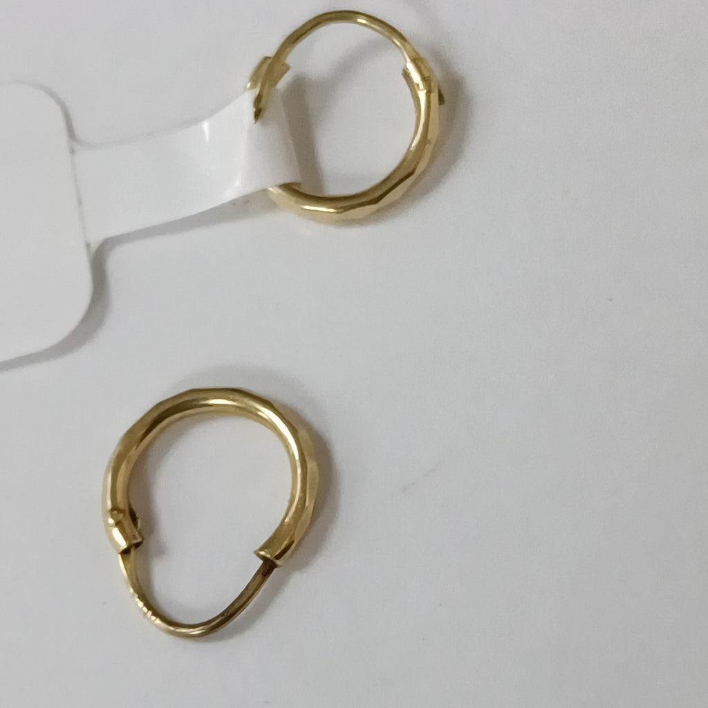 ARETES PAR ORO 18 K 0,50 GRMS (SEMINUEVO)