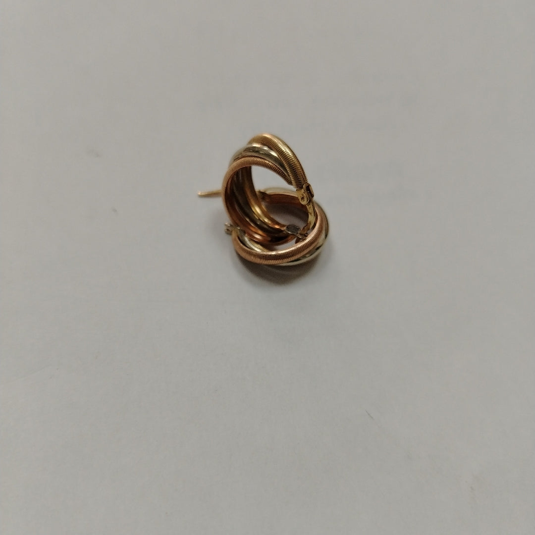 ARRACADAS PAR ORO 14 K 3.2 GRMS (SEMINUEVO)