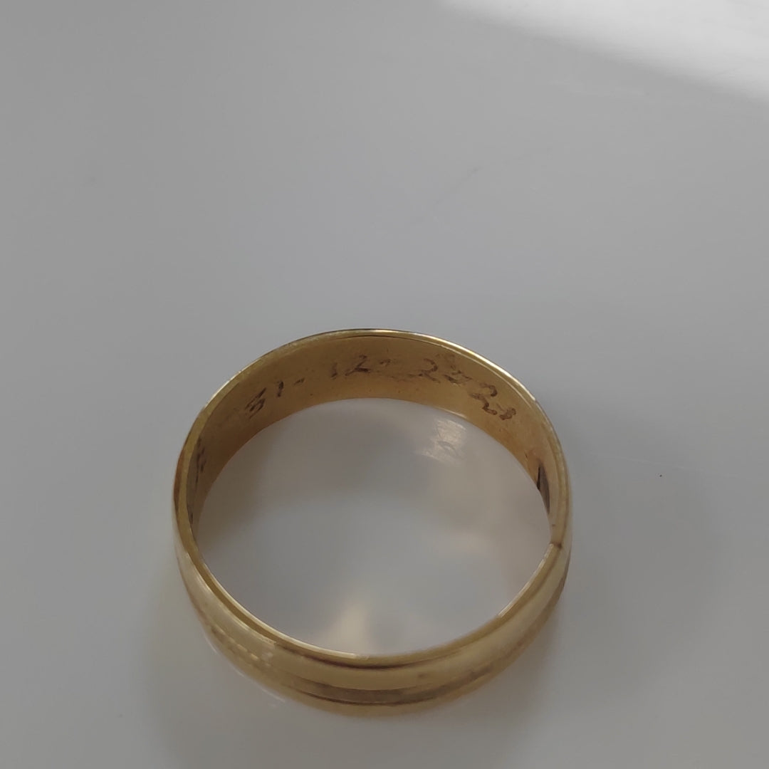ARGOLLA ORO 14 K 4,10 GRMS (SEMINUEVO)