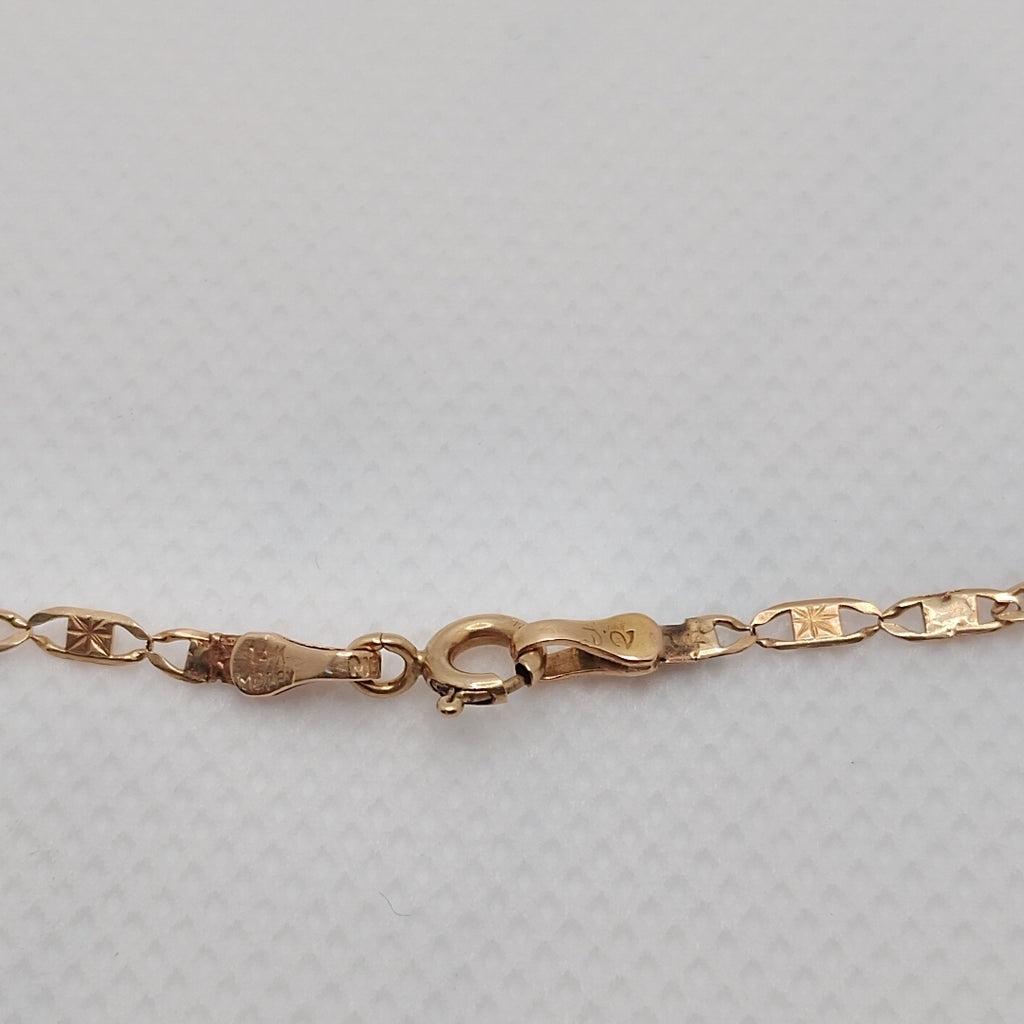 CADENA ORO COMBINADO 10 K 3.2 GRMS (SEMINUEVO)