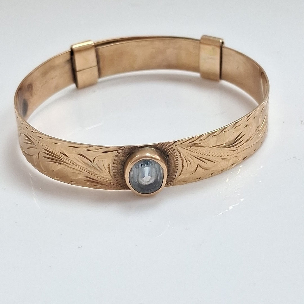 PULSERA RIGIDA ORO 14 K 18.9 GRMS (SEMINUEVO)