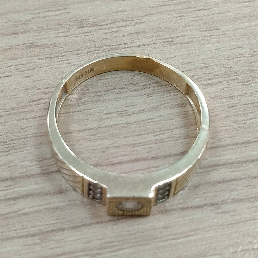 ANILLO ORO 14 K 3.9 GRMS (SEMINUEVO)