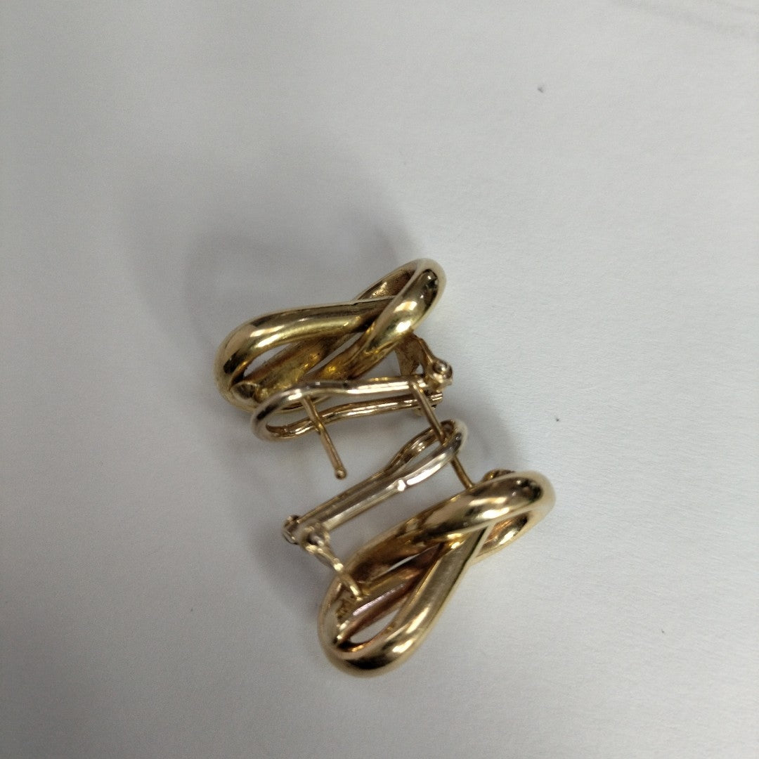 ARETES PAR ORO 14 K 6.8 GRMS (SEMINUEVO)
