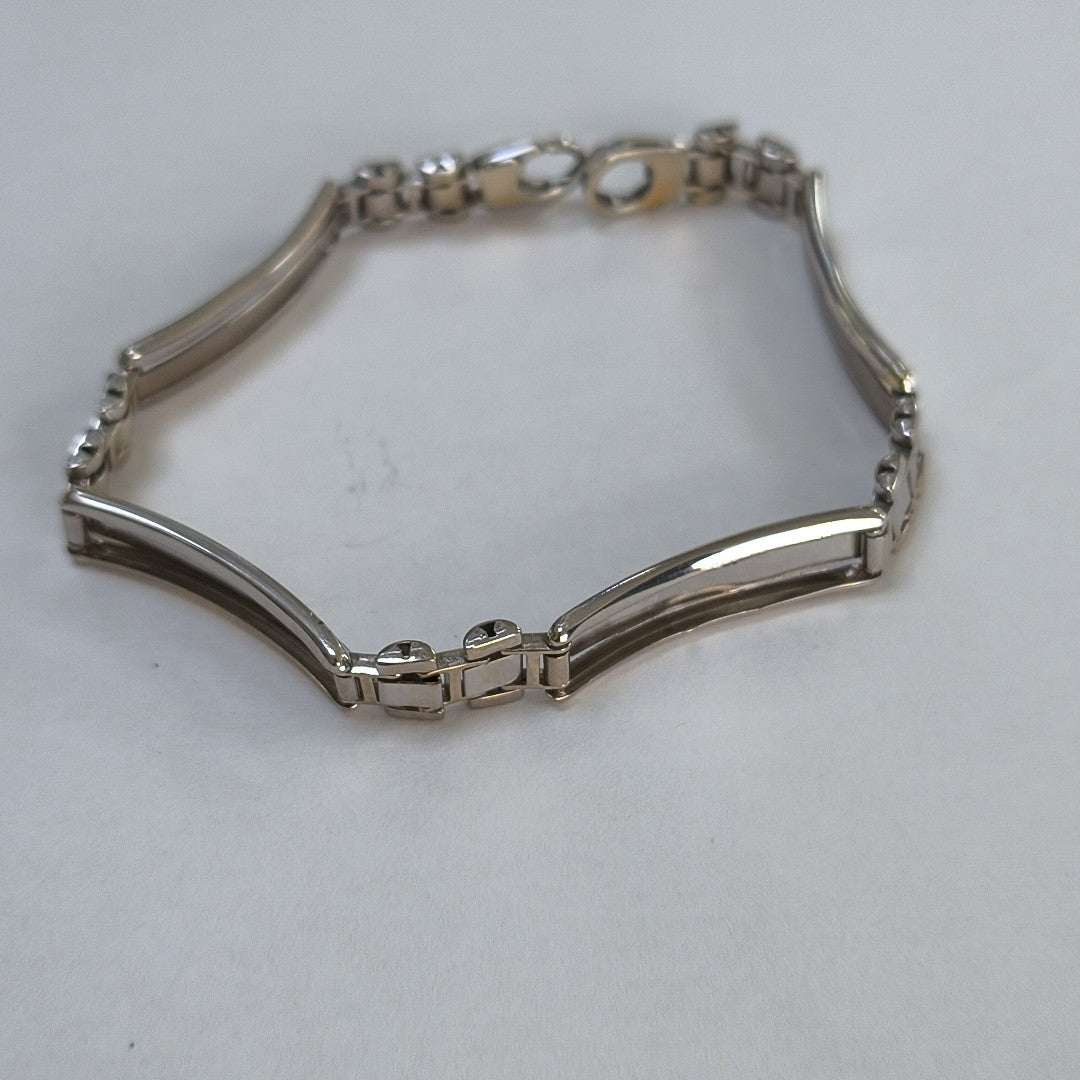 PULSERA ORO BLANCO 14 K 13.6 GRMS (SEMINUEVO)