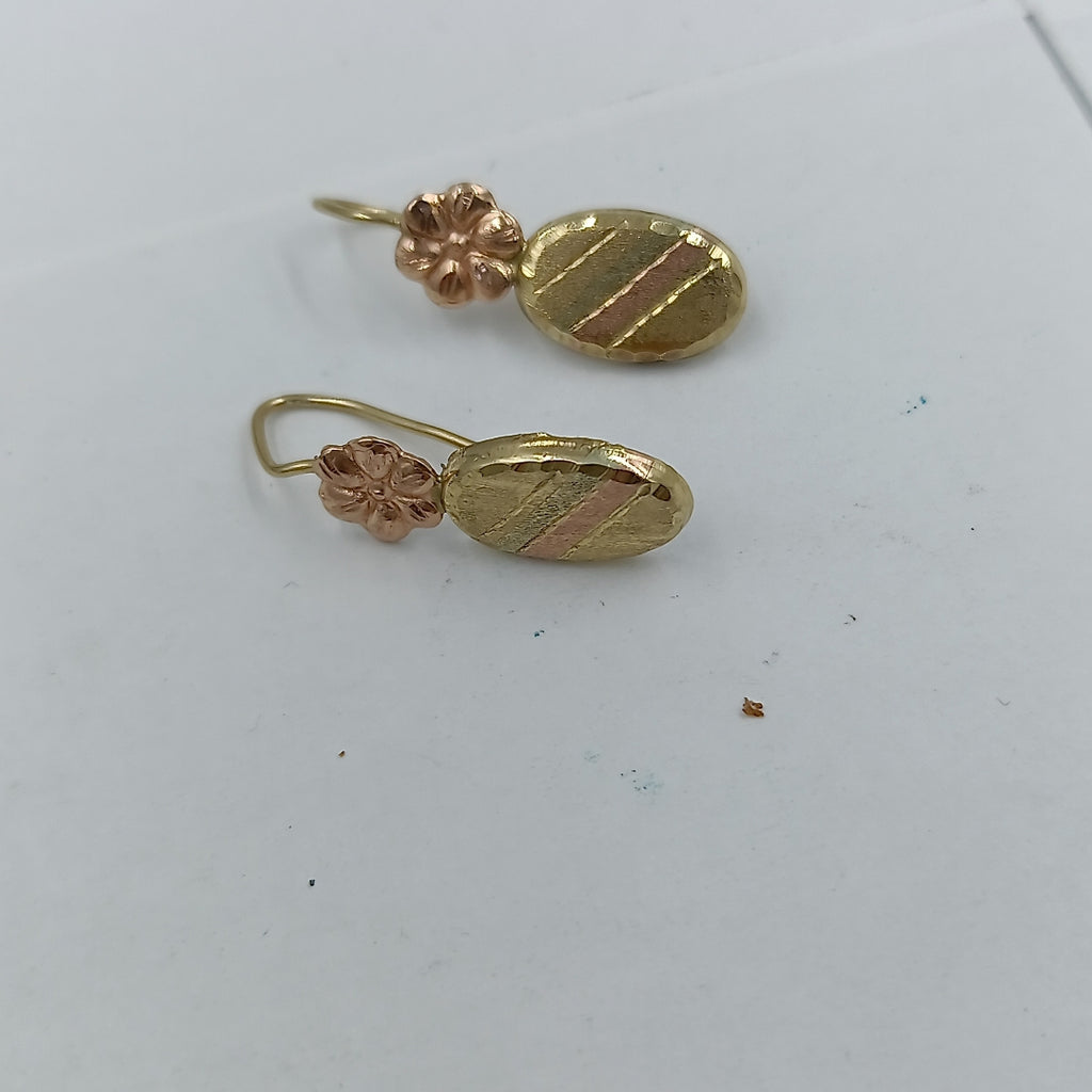 ARETES PAR ORO 10 K 1.3 GRMS (SEMINUEVO)