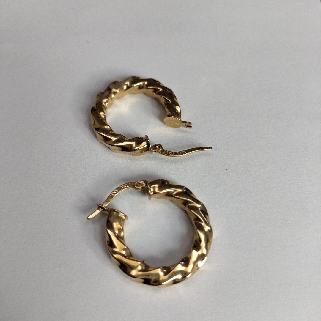 ARRACADAS PAR ORO 14 K 3,00 GRMS (SEMINUEVO)
