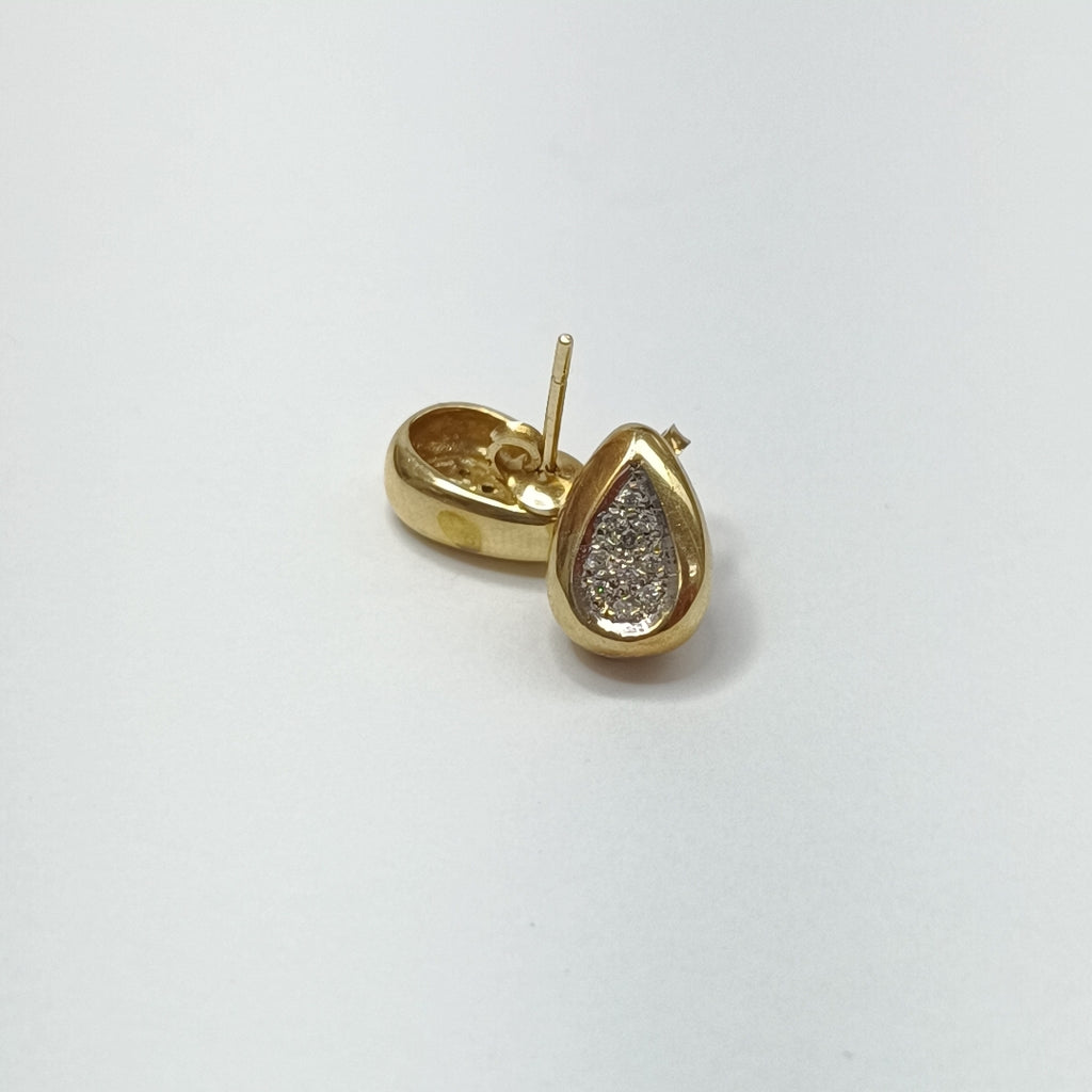 ARETES PAR ORO 14 K 4,60 GRMS (SEMINUEVO)