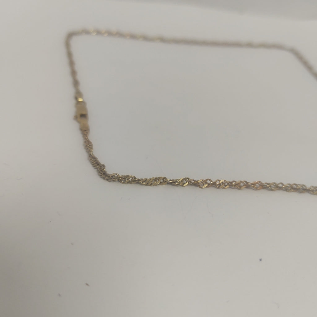 CADENA ORO COMBINADO 14 K 4.7 GRMS (SEMINUEVO)