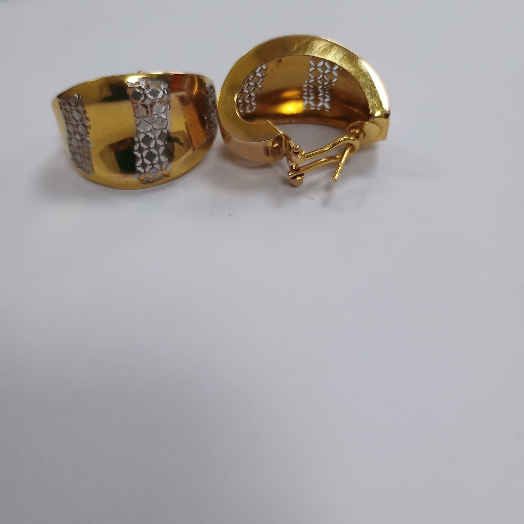 ARETES PAR ORO 8 K 5.9 GRMS (SEMINUEVO)