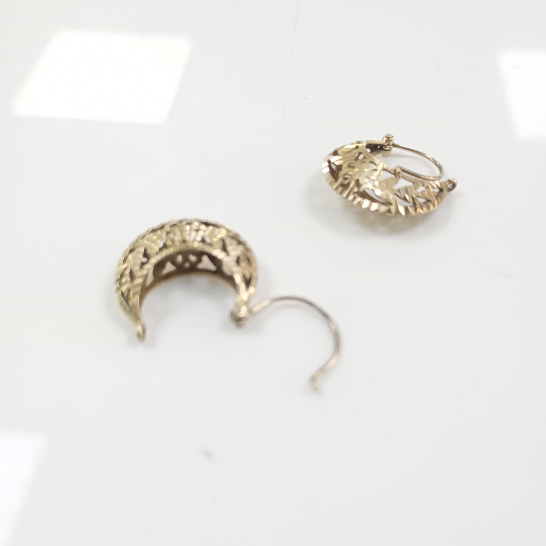 ARETES PAR ORO 10 K 2.1 GRMS (SEMINUEVO)
