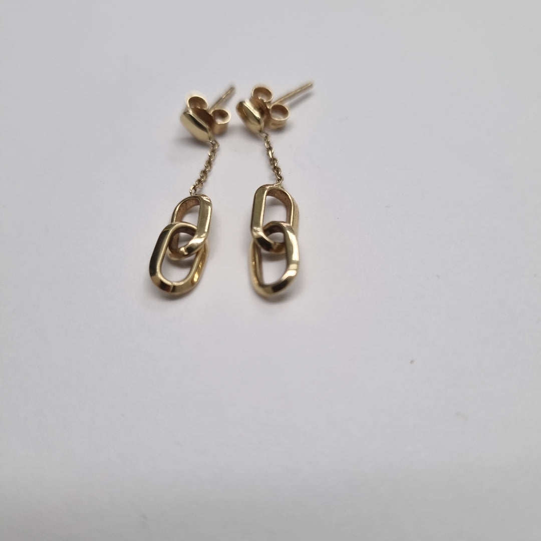 ARETES PAR ORO 14 K 2 GRMS (SEMINUEVO)