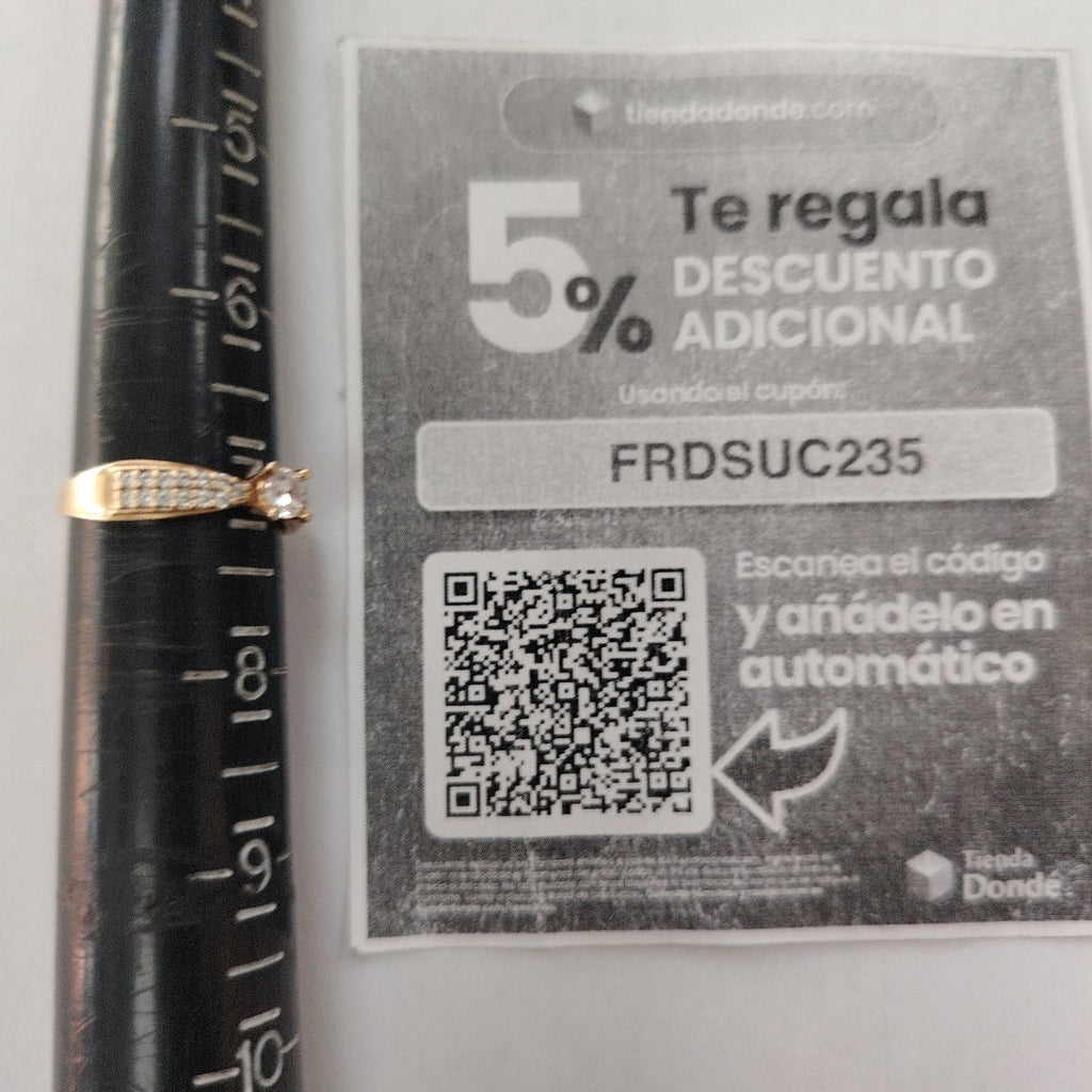SOLITARIO ORO 10 K 1.7 GRMS (SEMINUEVO)