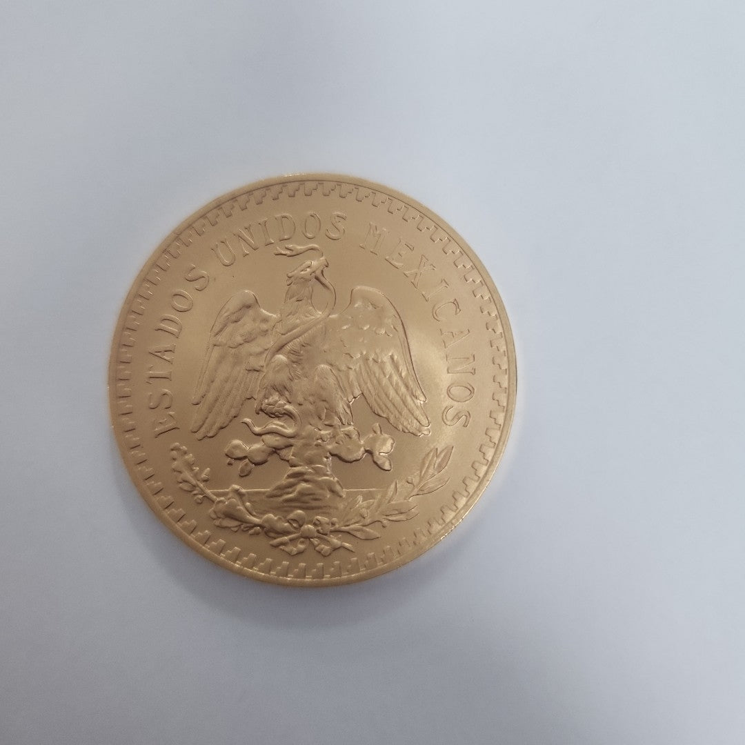 K1 41.6 GRMS 21 K IDENTIFICACIÓN MONEDA NOMINATIVA MONEDAS PESOS 50 PESO (SEMINUEVO)