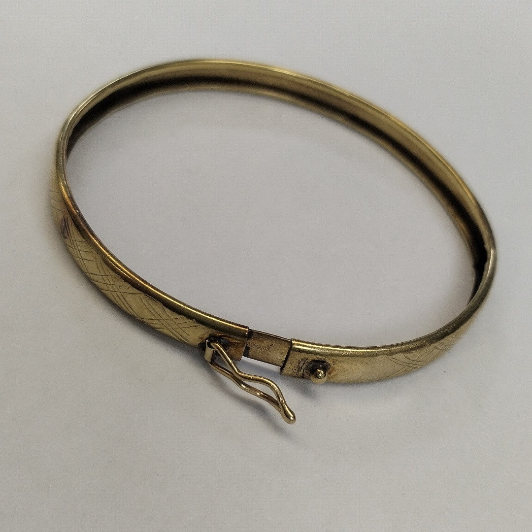 PULSERA RIGIDA ORO 10 K 6.3 GRMS (SEMINUEVO)