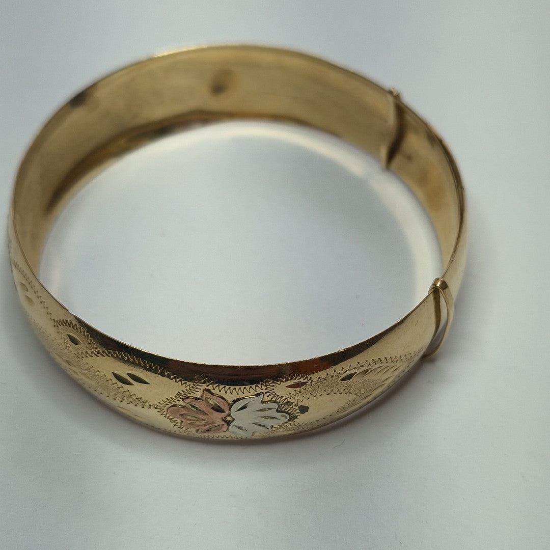 PULSERA RIGIDA ORO 14 K 15.9 GRMS (SEMINUEVO)