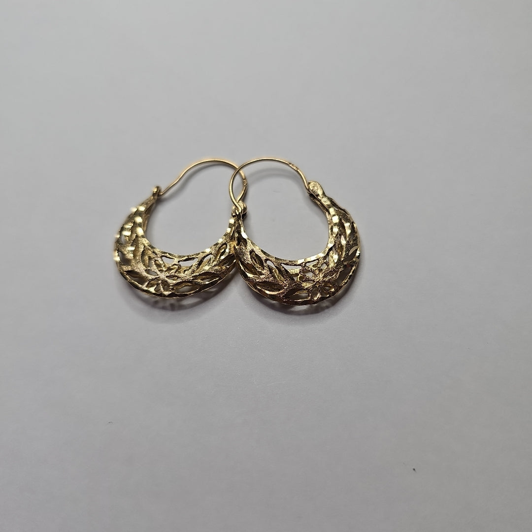 ARRACADAS PAR ORO 14 K 5 GRMS (SEMINUEVO)