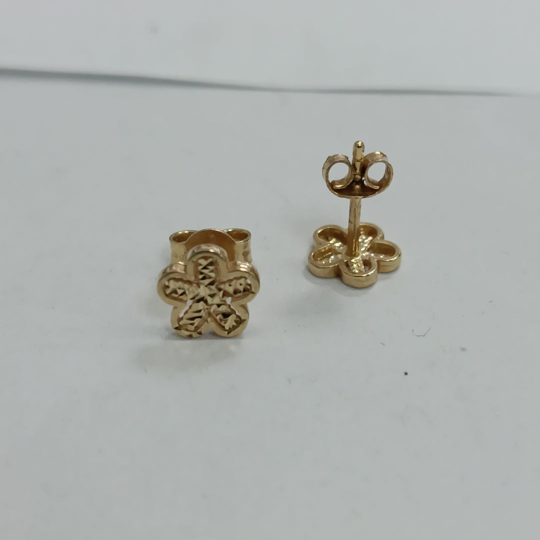 BROQUELES PAR ORO 14 K 1,00 GRMS (SEMINUEVO)