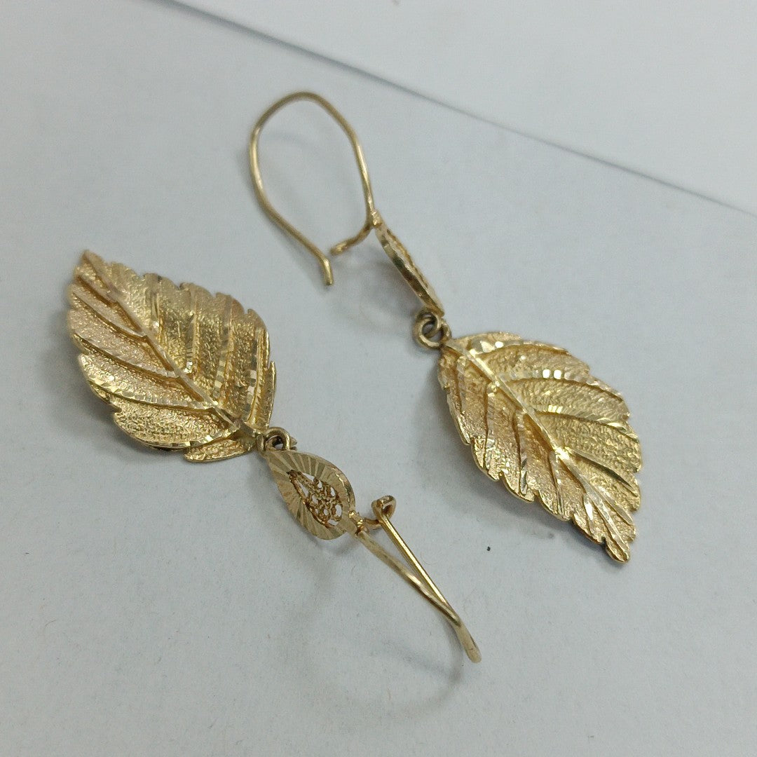 ARETES PAR ORO 14 K 4.1 GRMS (SEMINUEVO)