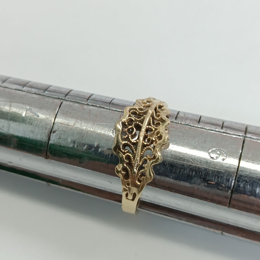 ANILLO ORO 14 K 1.4 GRMS (SEMINUEVO)