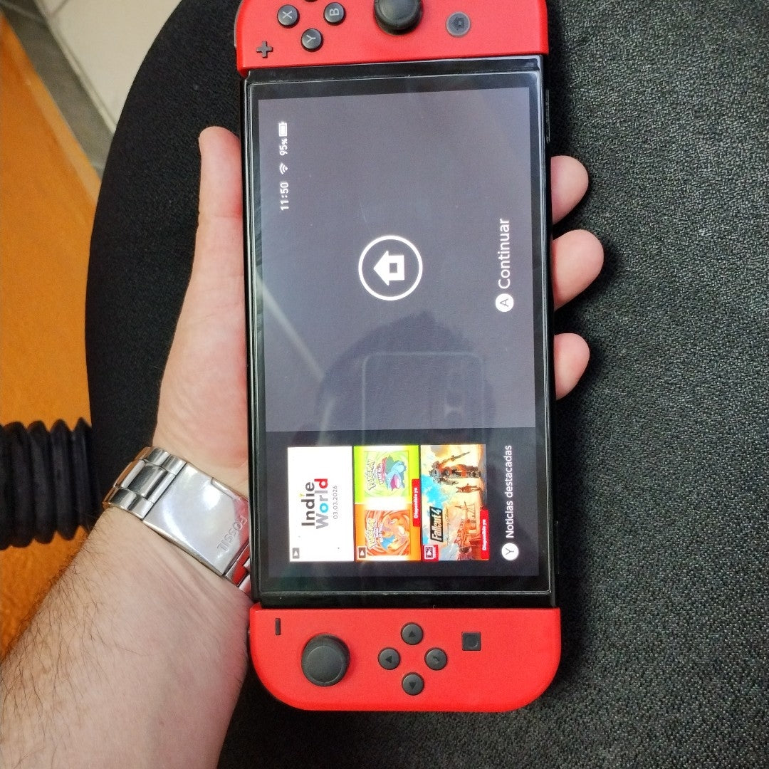 CONSOLA DE VIDEOJUEGO NINTENDO SWITCH OLED 64 GB (SEMINUEVO)